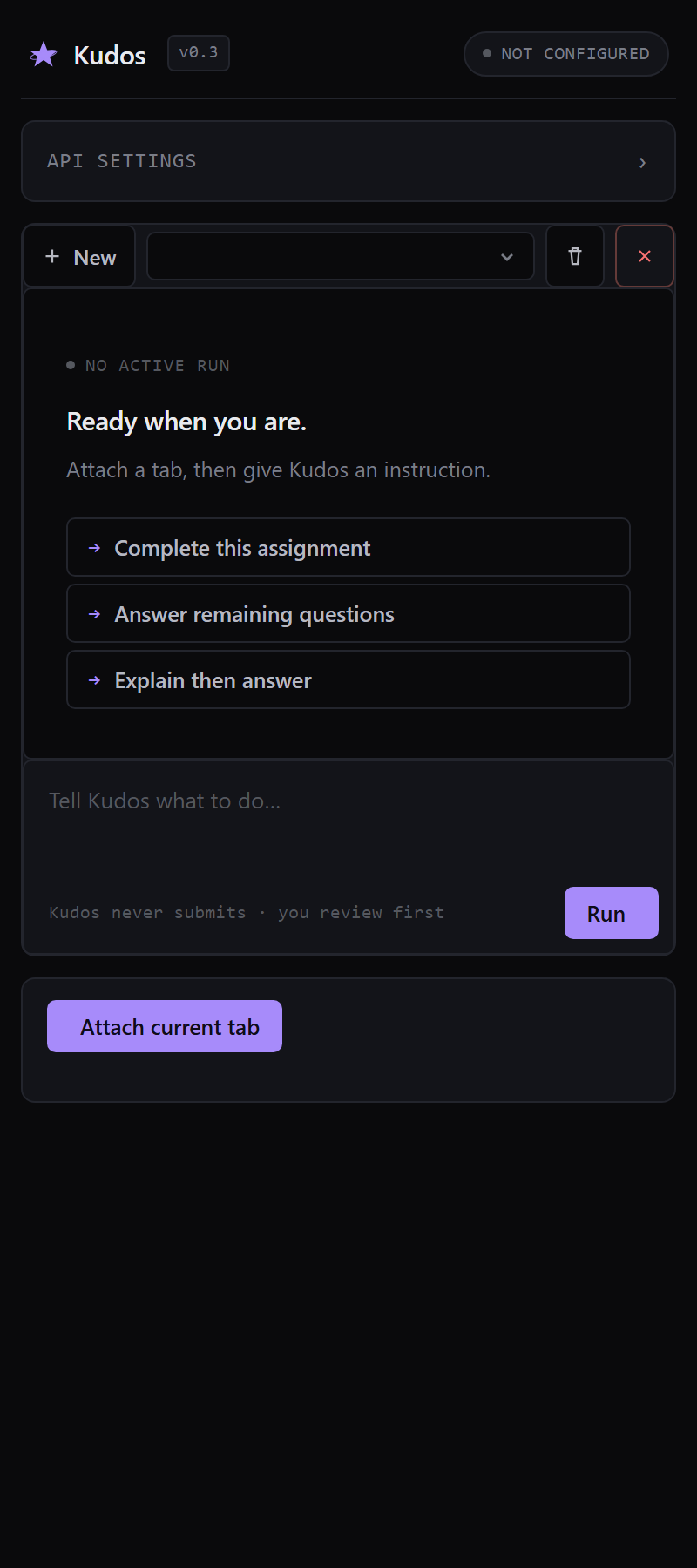Kudos AI sidepanel running against a McGraw-Hill Connect assignment